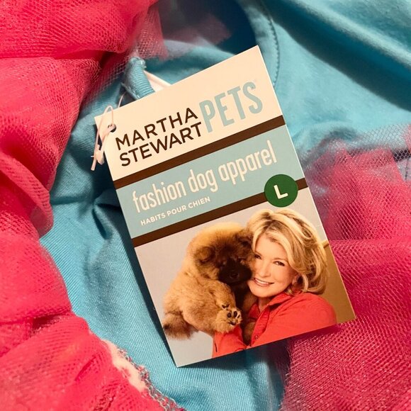 Martha Stewart Fashion Dog Apparel Happy Birthday Dog Outfit Size Large - Picture 4 of 10